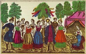 19th Century, Russian May Day Celebration