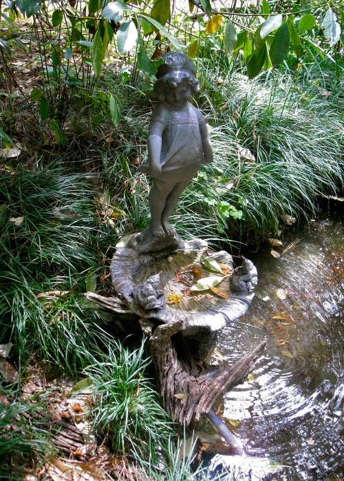 Little Girl Fountain, Elizabethan Gardens, North Carolina