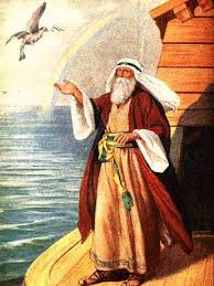 Noah releasing the dove